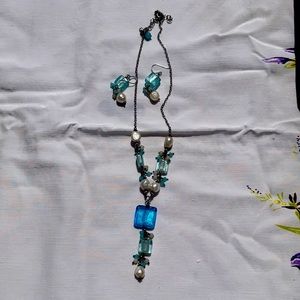 Necklace and earrings